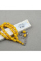 Katalin Stick Alpaca Tassel Capsule Cut 9X12.5Mm Prayer Beads - Mustard Yellow - 6