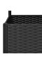 Garden Planter with Trellis Black 80x40x136 cm PP - 6