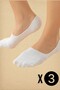 3 Pairs of Cotton Women's Ballerina Socks - 2