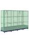 Raised Bed with Greenhouse Cover Rattan Look 160x40x123 cm - 5