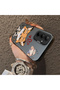 Samsung Galaxy A35 Compatible Heart-Themed Fox and Rabbit Printed Case, Matching Cover for Friends and Couples - 2