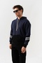 Night Pulse Kangaroo Pocket Detailed Hoodie - 2