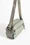 4-Compartment Waterproof Parachute Fabric Shoulder Bag with Side Zipper Detail - 3