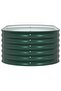 Raised Bed Green 160 x 80 x 44 cm Steel - 6