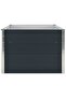 Raised Garden Bed 160x80x45 cm Galvanised Steel Anthracite - 2