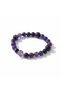 Women's Amethyst Stone Handmade Natural Stone Bracelet Inner Peace Cleansing Wisdom Stone - 2