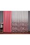 Aura Marble Digital Printing Tight Pleated Modern Tulle Curtain-Pink - 2