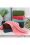 Bath Towel 70 x 140 Cm 450 Gsm Plain 100% Microfiber Set of 01 - 4