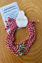 10-Piece Gold Fatma's Hand Object Knotless Martenica Lucky Bracelet