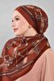 Tile Mixed Pattern Wool Silk Shawl - 3