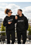 Sevgili Kombini Amor Printed Lower and Upper Hooded Oversized Tracksuit (the Price Is for 2 Sets)