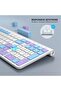 JOYACCESS Wireless Keyboard, Ergonomic Computer Keyboard, Silent Compact Cordless, Low Profile with - 7