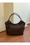 Large Size Casual Women's Shoulder Bag with Ring and Tassel Detail