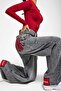 Women's Gray 4s6-13 Mega Baggy Fit Leg and Pocket Detail Special Design Denim Jeans