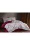 Ranforce Kapoti̇neli̇ Double Duvet Cover Set Prami̇t Pink