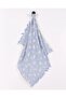 Astranot Printed Single Layer 110X90 cm Luxurious Muslin Blanket with Fringes - 4