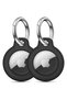 ROUGH 2-PACK APPLE AIRTAG BLACK