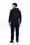 3 Yarn Thick Textured K Hooded Full Zipper Winter Men's Tracksuit Set - 4
