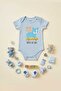 3-Pack 100% Cotton Skateboard Printed Baby Boy Short Sleeve Snap-On Bodysuit Set - 4
