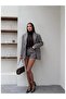 Houndstooth Pattern Jacket Set