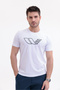30/1 Single Jersey Fabric Crew Neck Logo Printed Short Sleeve Men's T-Shirt - 8