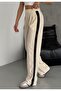 Women's Side Striped Dumbbell Palazo Trousers - 2