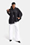 Women's Black Color Oversized Design Shirt - 2