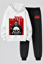 Lewis Hamilton Printed 3-Yarn Quality Sweatshirt and Trackpants Kids' Top-Bottom Set