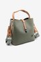 Women's Embossed Printed Vegan Shoulder and Hand Bag with Lock Detail Jpm4002 - 2