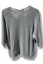 Mercerized Knit Blouse 100% Cotton Soft-Textured Standard Size (38-48 Compatible) - 3