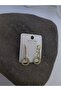 Xuping Zircon Stone Dangle Hoop Detailed Earrings - 8