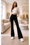 Women's Stretch Fabric Black Spanish Jeans (Thick Fabric Does Not Show Underwear)