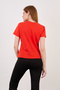 Printed Short Sleeve Women's T-Shirt - 8