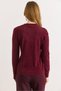 Women's Burgundy Collar Stone Detailed Thin Beard Knitwear Sweater Kzk-19001146 - 3