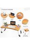 Portable Folding bed Table, Laptop Desk With ipad and Cup Holder - 2