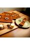 Cinnamon Premium Napkin Set of 6 (WITH BUCKLE GIFT) 40x40 - 6