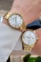 Gold Color Adjustable Cord Lover Couple Two Pieces Wristwatch Dkgnct913 - 4