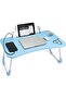 Portable Folding bed Table, Laptop Desk With ipad and Cup Holder
