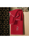 Aria 100% cotton embroidered 2-piece hand towel set red 50x90 red - 2