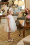 Pamina Girl's 6-24 Months Floral Dress with Hair Accessories Ecru - 3