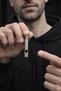 Men's Stainless Steel Whistle Pendant 70cm Silver Loud Sound Chain Necklace