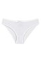 Ribbed Knit Lycra Bikini Women's Panties Pack of 6 White - 2