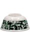 Premium Quality Porcelain Rice Bowl with Elegant Green Leaf Design - 3
