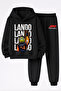 Lando Norris Printed 3-Yarn Quality Sweatshirt and Sweatpants Kids' Top-Bottom Set