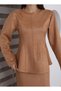 Scuba Suede Skirt Set - 3
