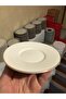 Tea and Cup Saucer Gold Gilded White (Set of 6) - 2