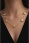 Yonca Gold Kolye