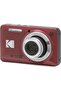 PIXPRO Friendly Zoom FZ55 RD 16MP Digital Camera with 5X Optical Zoom 28mm Wide Angle and 2.7" LCD Screen Red
