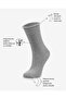Women's Roll Top Elasticless Bamboo Socks Gray - 4