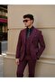 Men's Slim Fit Italian Style Suit Jacket Vest Pants with Vest -Lntcom2348